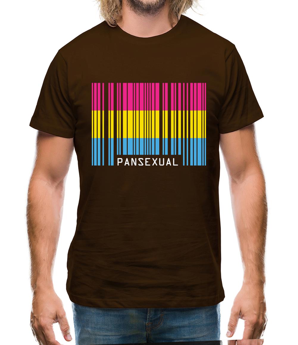 Lgbt Barcode Flags Pan Sexual Mens T-Shirt Lgbt Barcode Flags Pan Sexual Mens T-Shirt