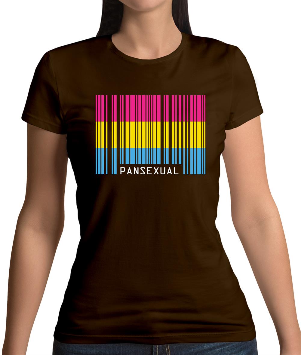Lgbt Barcode Flags Pan Sexual Womens T-Shirt Lgbt Barcode Flags Pan Sexual Womens T-Shirt
