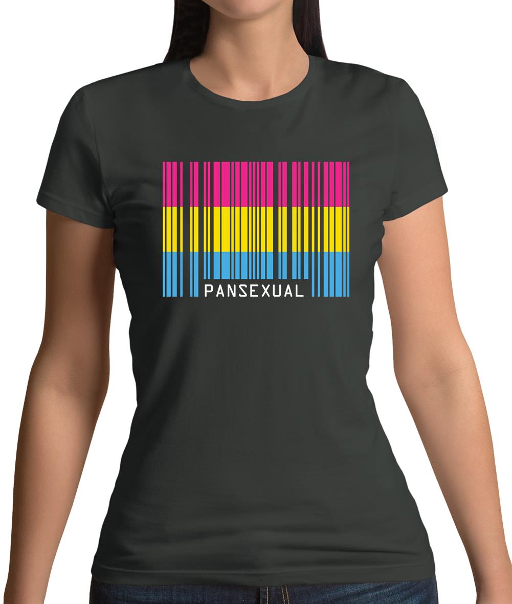 Lgbt Barcode Flags Pan Sexual Womens T-Shirt Lgbt Barcode Flags Pan Sexual Womens T-Shirt