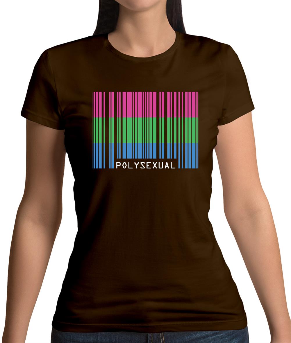Lgbt Barcode Flags Polysexual Womens T-Shirt Lgbt Barcode Flags Polysexual Womens T-Shirt