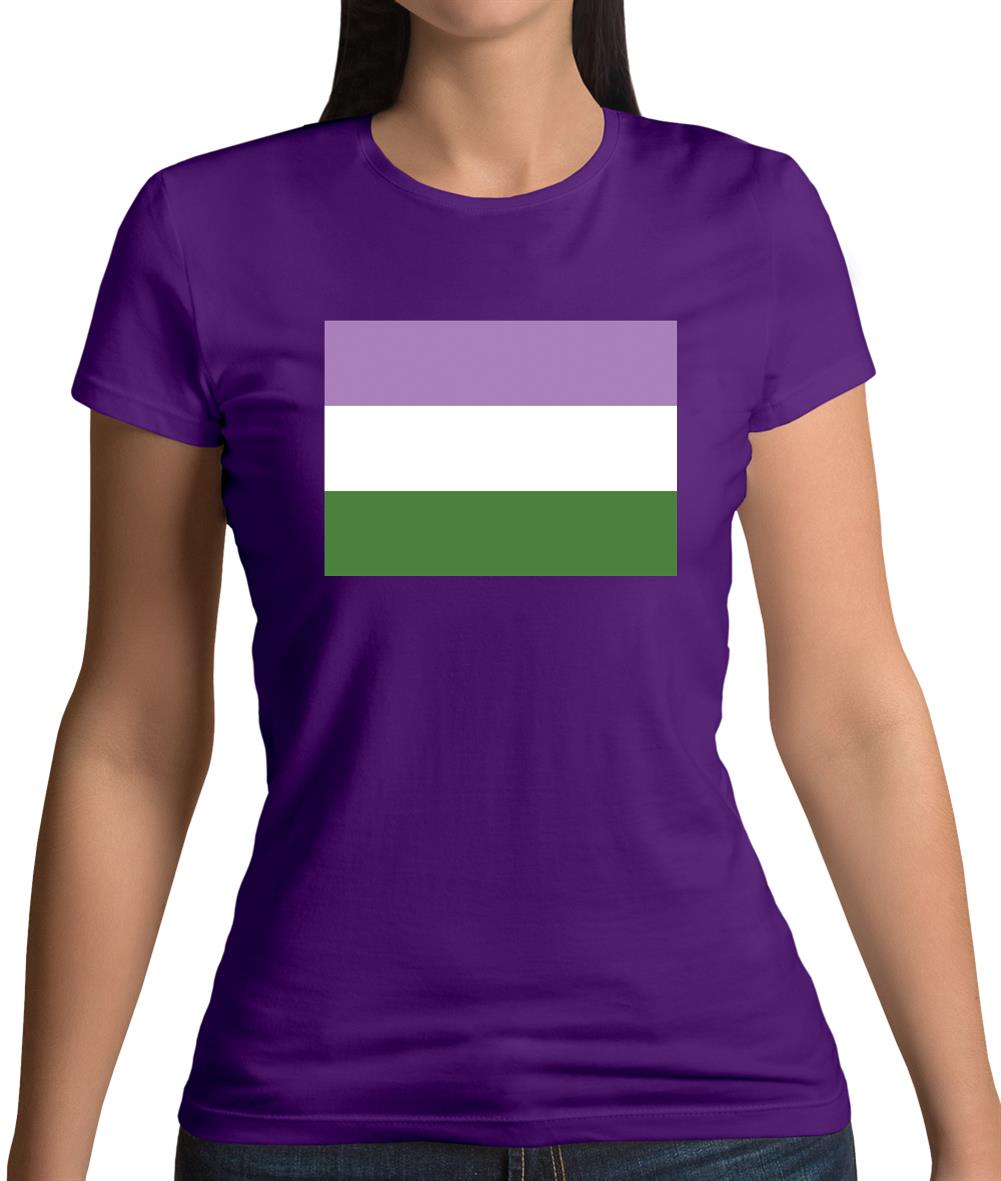 Lgbt Flags Gender Queer Womens T-Shirt Lgbt Flags Gender Queer Womens T-Shirt