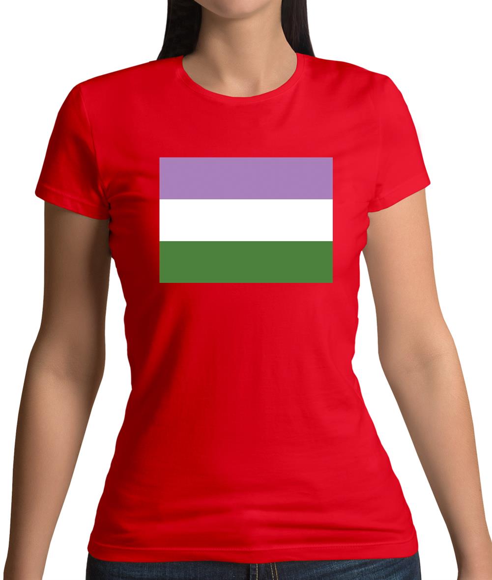 Lgbt Flags Gender Queer Womens T-Shirt Lgbt Flags Gender Queer Womens T-Shirt