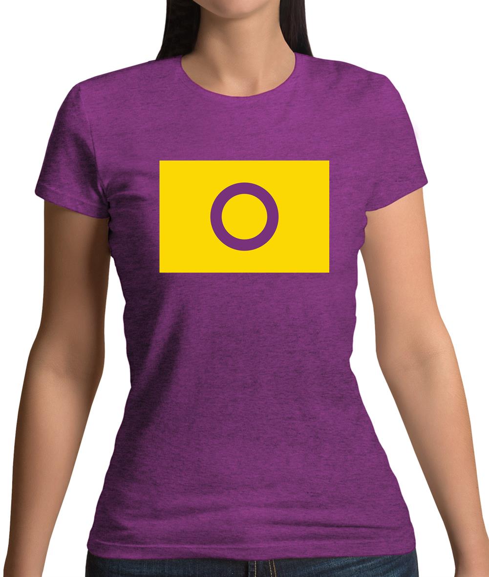 Lgbt Flags Intersex Womens T-Shirt Lgbt Flags Intersex Womens T-Shirt