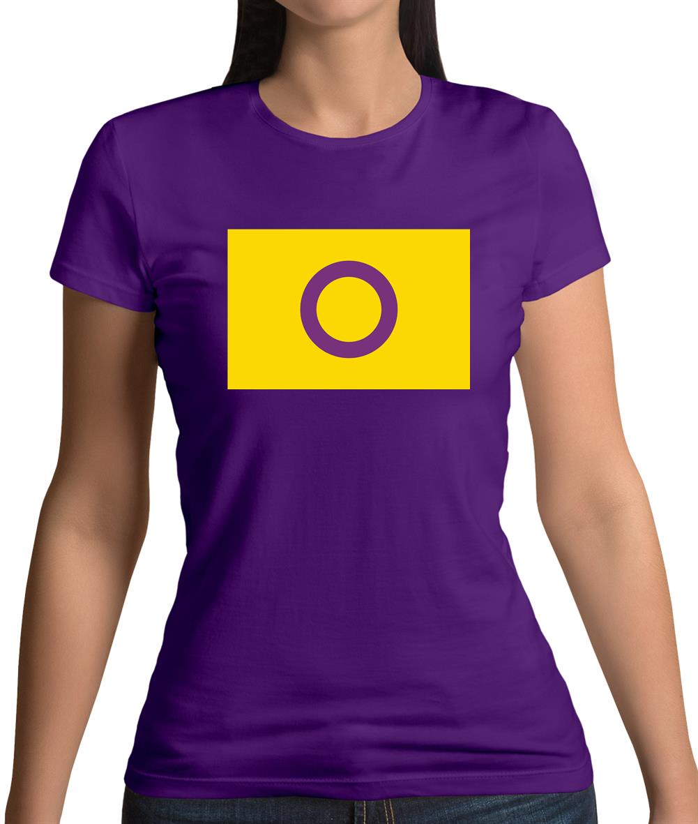 Lgbt Flags Intersex Womens T-Shirt Lgbt Flags Intersex Womens T-Shirt