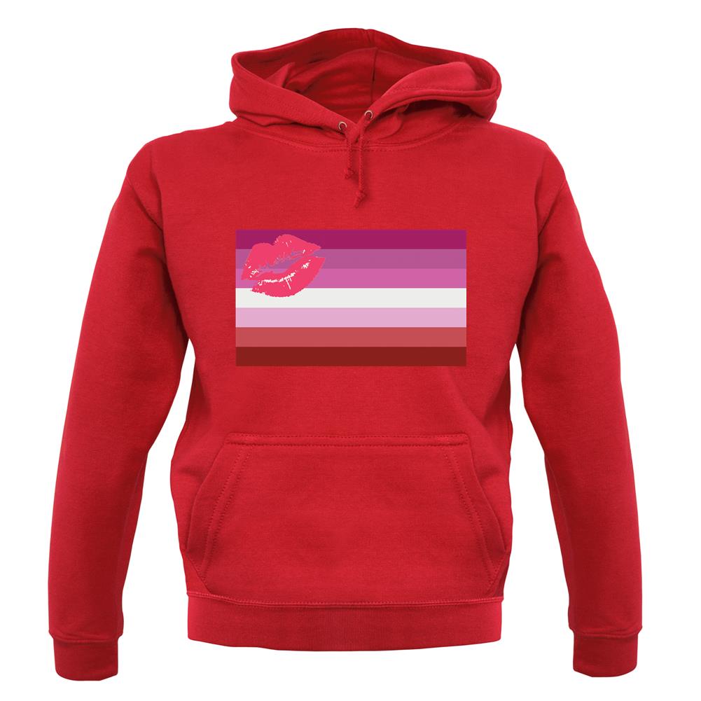 Lgbt Flags Lipstick Lesbian unisex hoodie Lgbt Flags Lipstick Lesbian unisex hoodie