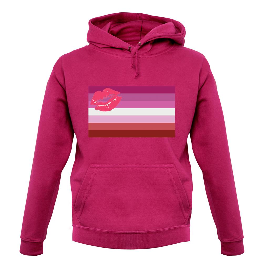 Lgbt Flags Lipstick Lesbian unisex hoodie Lgbt Flags Lipstick Lesbian unisex hoodie