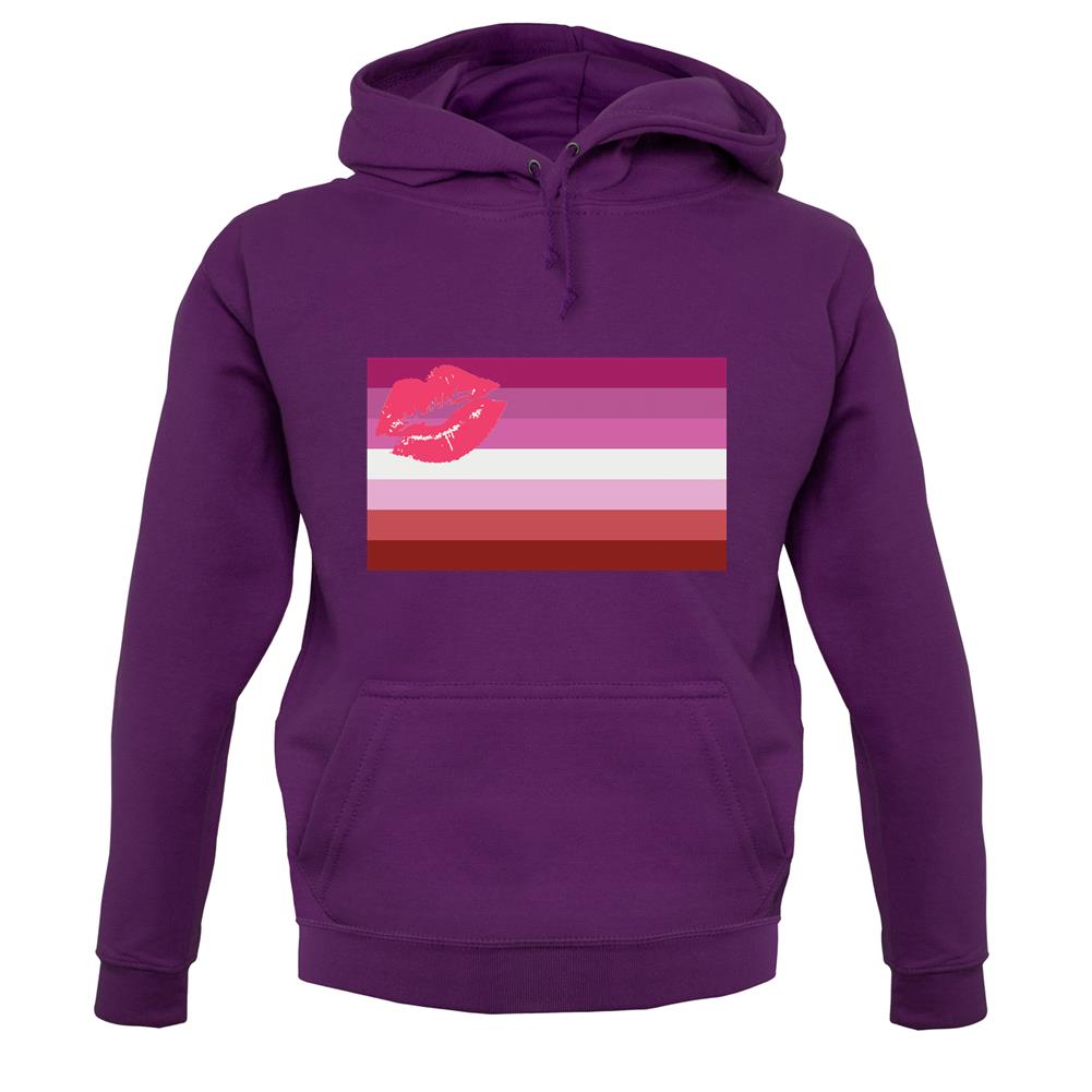 Lgbt Flags Lipstick Lesbian unisex hoodie Lgbt Flags Lipstick Lesbian unisex hoodie
