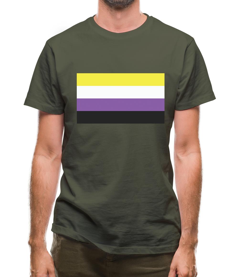 Lgbt Flags Nonbinary Mens T-Shirt Lgbt Flags Nonbinary Mens T-Shirt