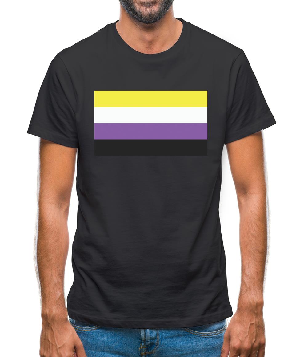 Lgbt Flags Nonbinary Mens T-Shirt Lgbt Flags Nonbinary Mens T-Shirt