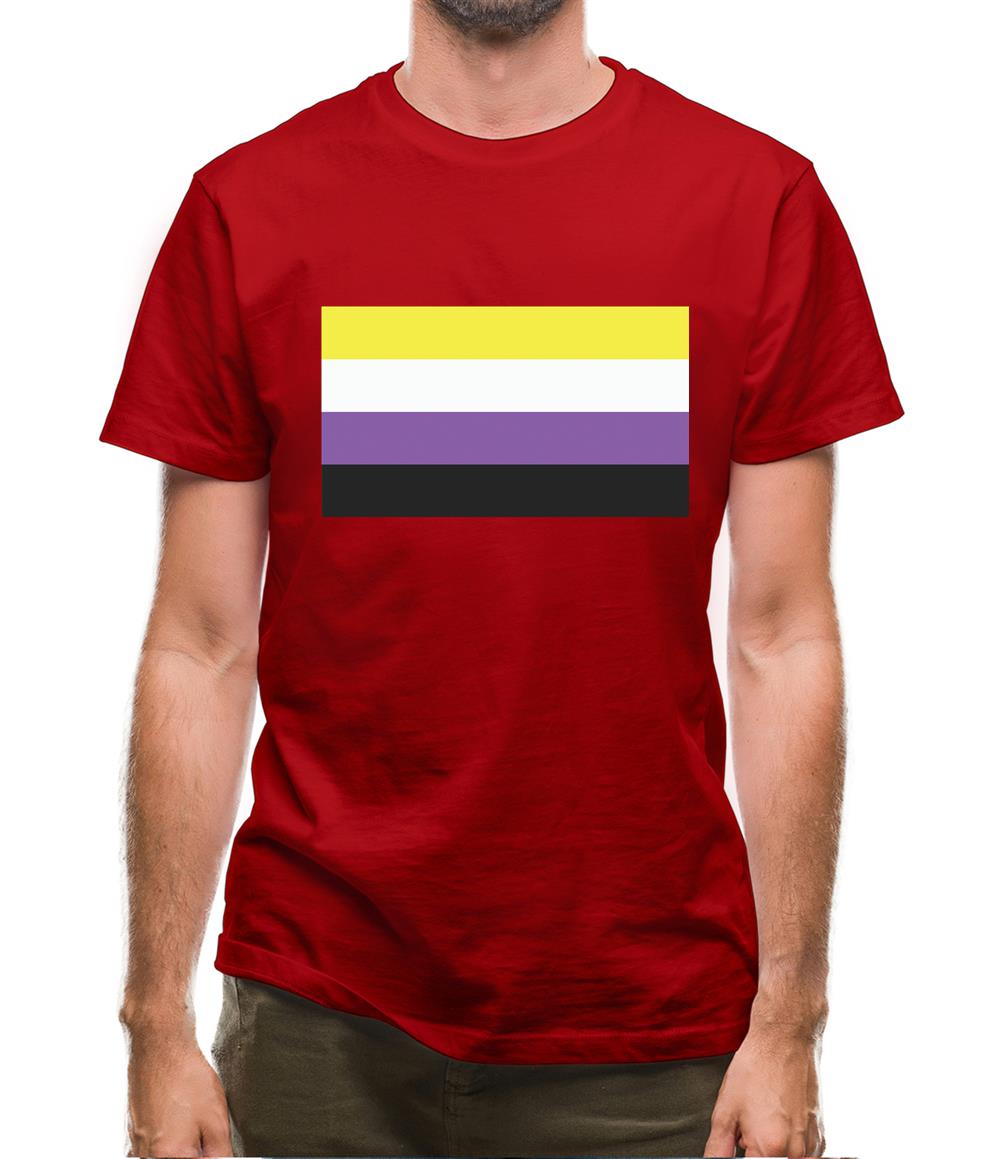 Lgbt Flags Nonbinary Mens T-Shirt Lgbt Flags Nonbinary Mens T-Shirt