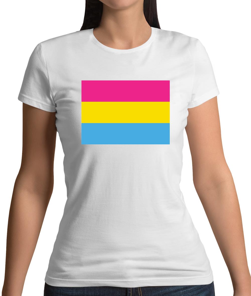 Lgbt Flags Pan Sexual Womens T-Shirt Lgbt Flags Pan Sexual Womens T-Shirt