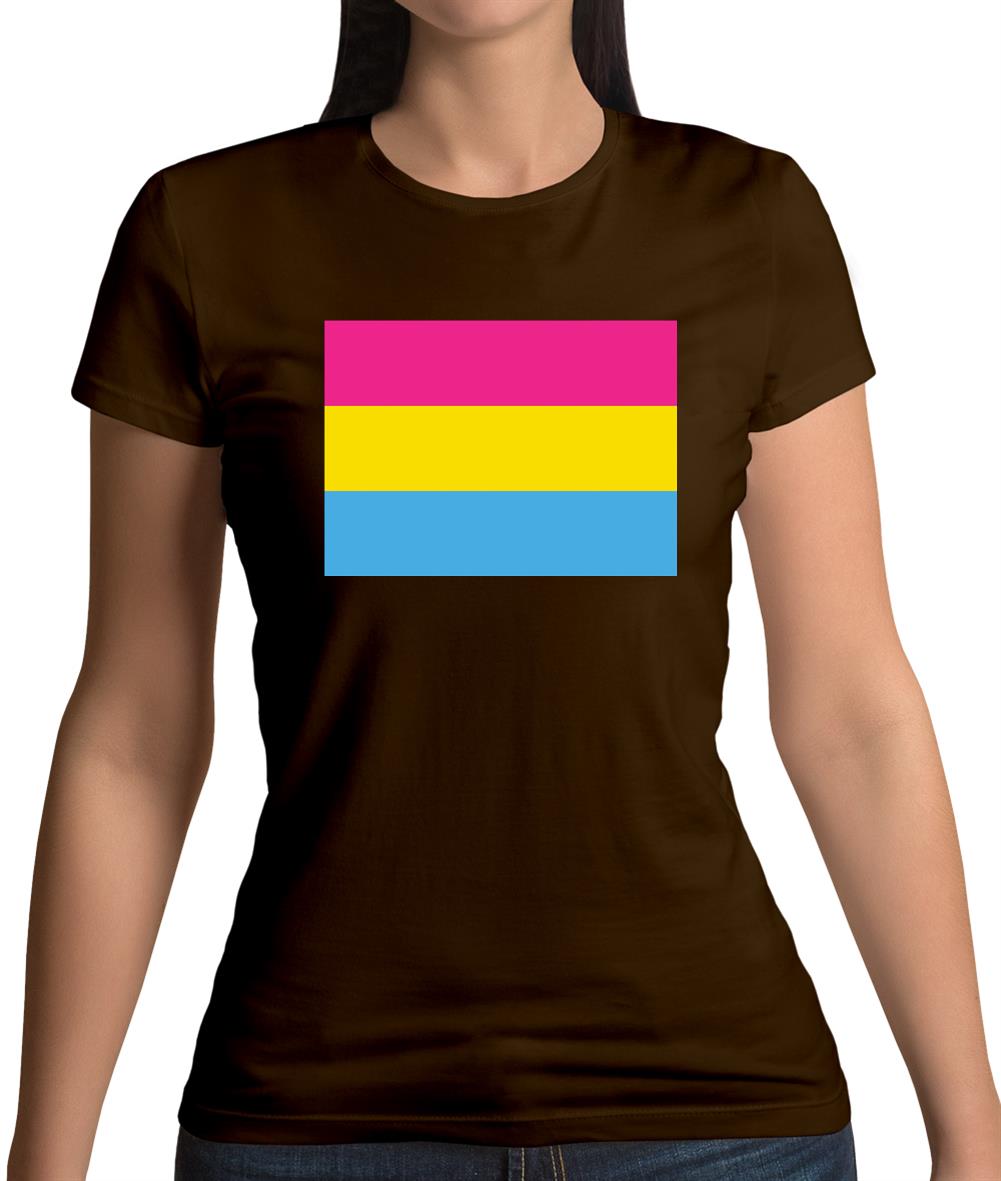 Lgbt Flags Pan Sexual Womens T-Shirt Lgbt Flags Pan Sexual Womens T-Shirt
