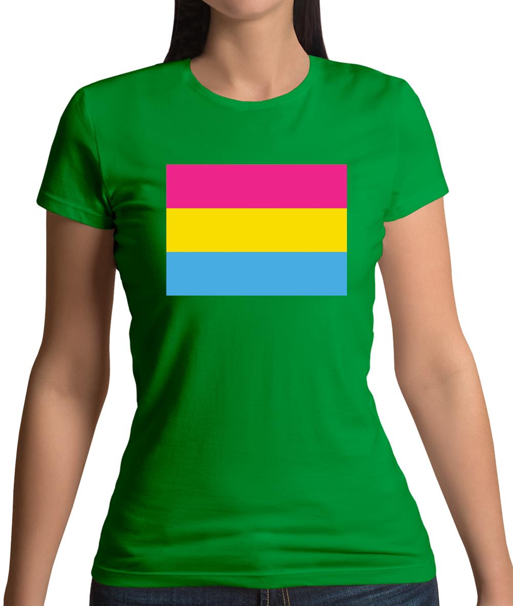 Lgbt Flags Pan Sexual Womens T-Shirt Lgbt Flags Pan Sexual Womens T-Shirt