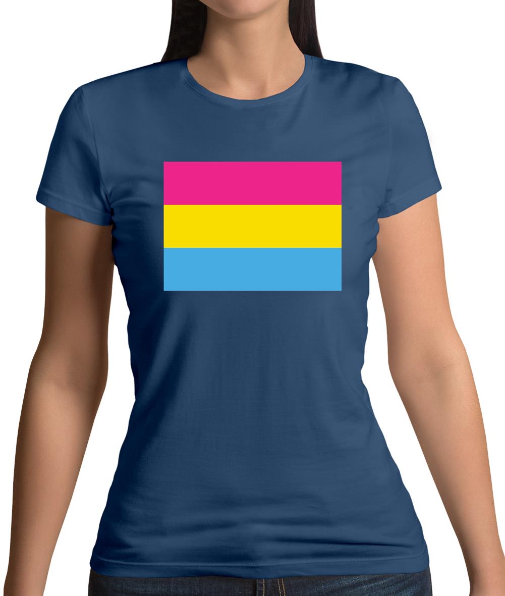 Lgbt Flags Pan Sexual Womens T-Shirt Lgbt Flags Pan Sexual Womens T-Shirt