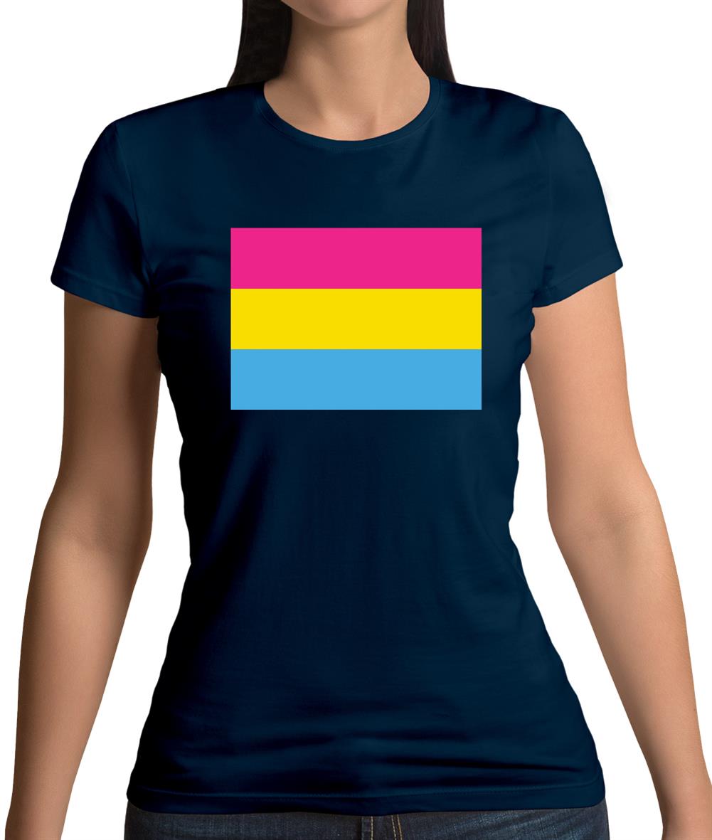 Lgbt Flags Pan Sexual Womens T-Shirt Lgbt Flags Pan Sexual Womens T-Shirt