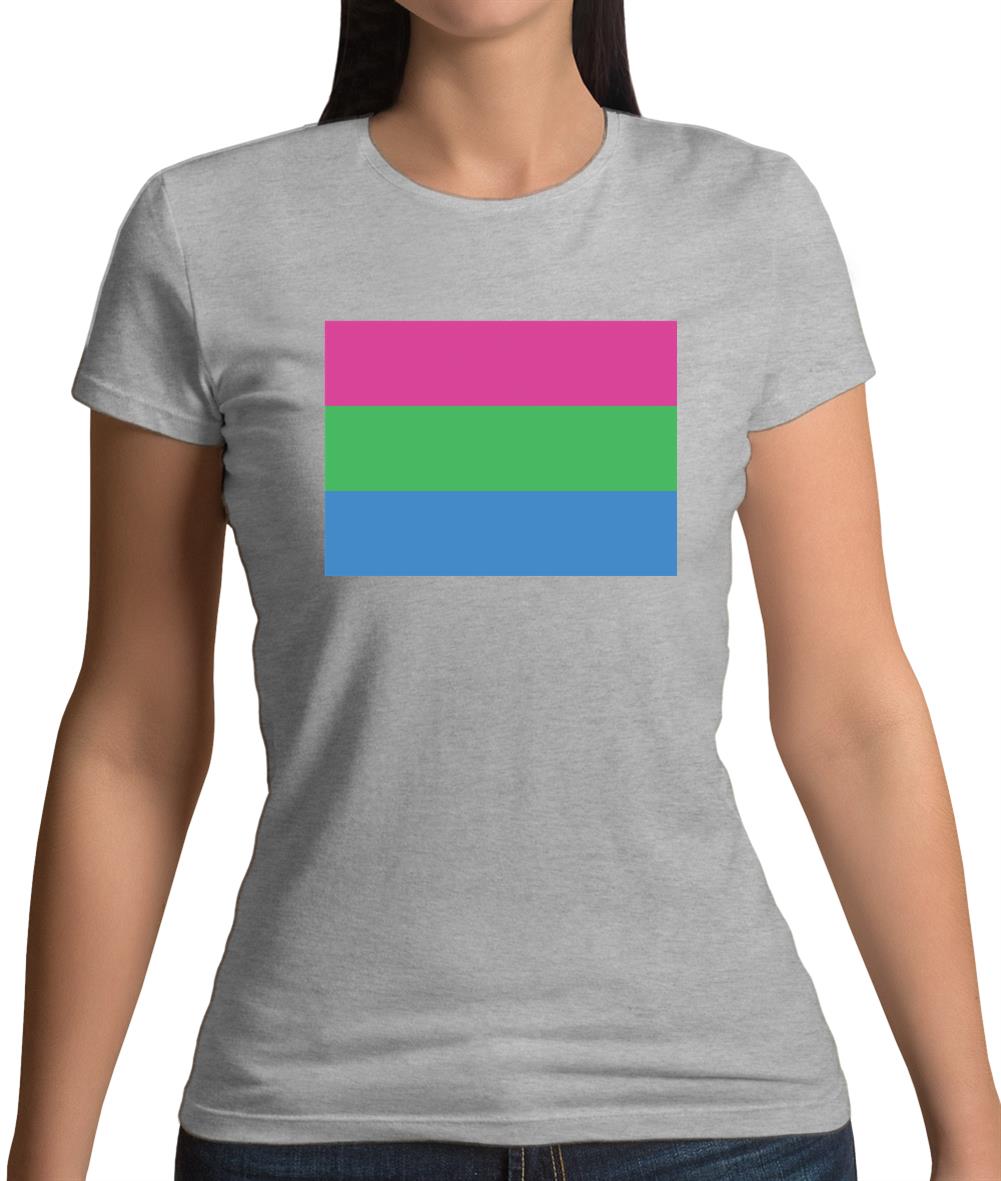 Lgbt Flags Polysexual Womens T-Shirt Lgbt Flags Polysexual Womens T-Shirt