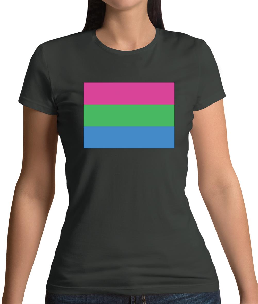 Lgbt Flags Polysexual Womens T-Shirt Lgbt Flags Polysexual Womens T-Shirt