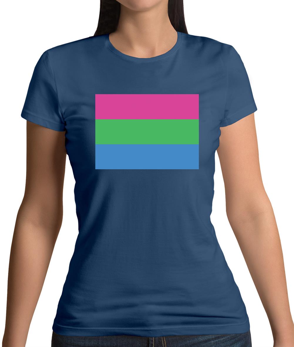 Lgbt Flags Polysexual Womens T-Shirt Lgbt Flags Polysexual Womens T-Shirt