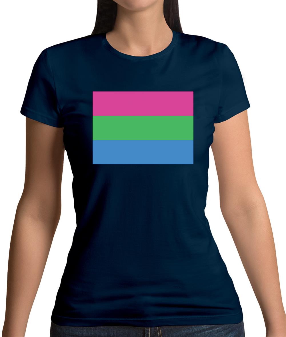 Lgbt Flags Polysexual Womens T-Shirt Lgbt Flags Polysexual Womens T-Shirt