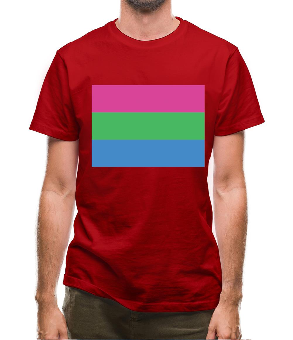 Lgbt Flags Polysexual Mens T-Shirt Lgbt Flags Polysexual Mens T-Shirt