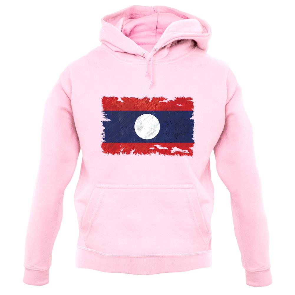 Laos Grunge Style Flag unisex hoodie Laos Grunge Style Flag unisex hoodie
