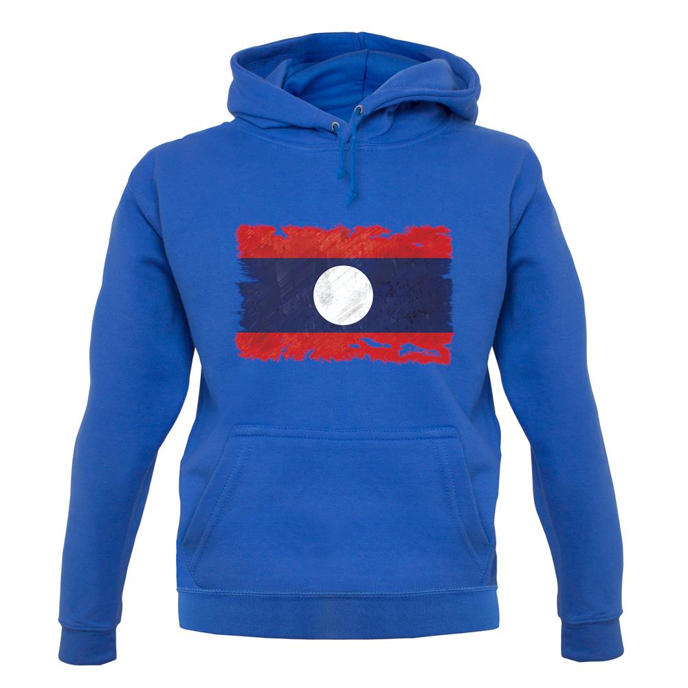 Laos Grunge Style Flag unisex hoodie Laos Grunge Style Flag unisex hoodie