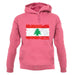 Lebanon Grunge Style Flag unisex hoodie Lebanon Grunge Style Flag unisex hoodie
