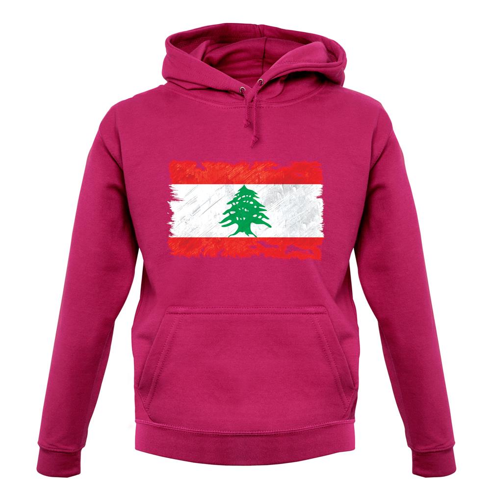Lebanon Grunge Style Flag unisex hoodie Lebanon Grunge Style Flag unisex hoodie