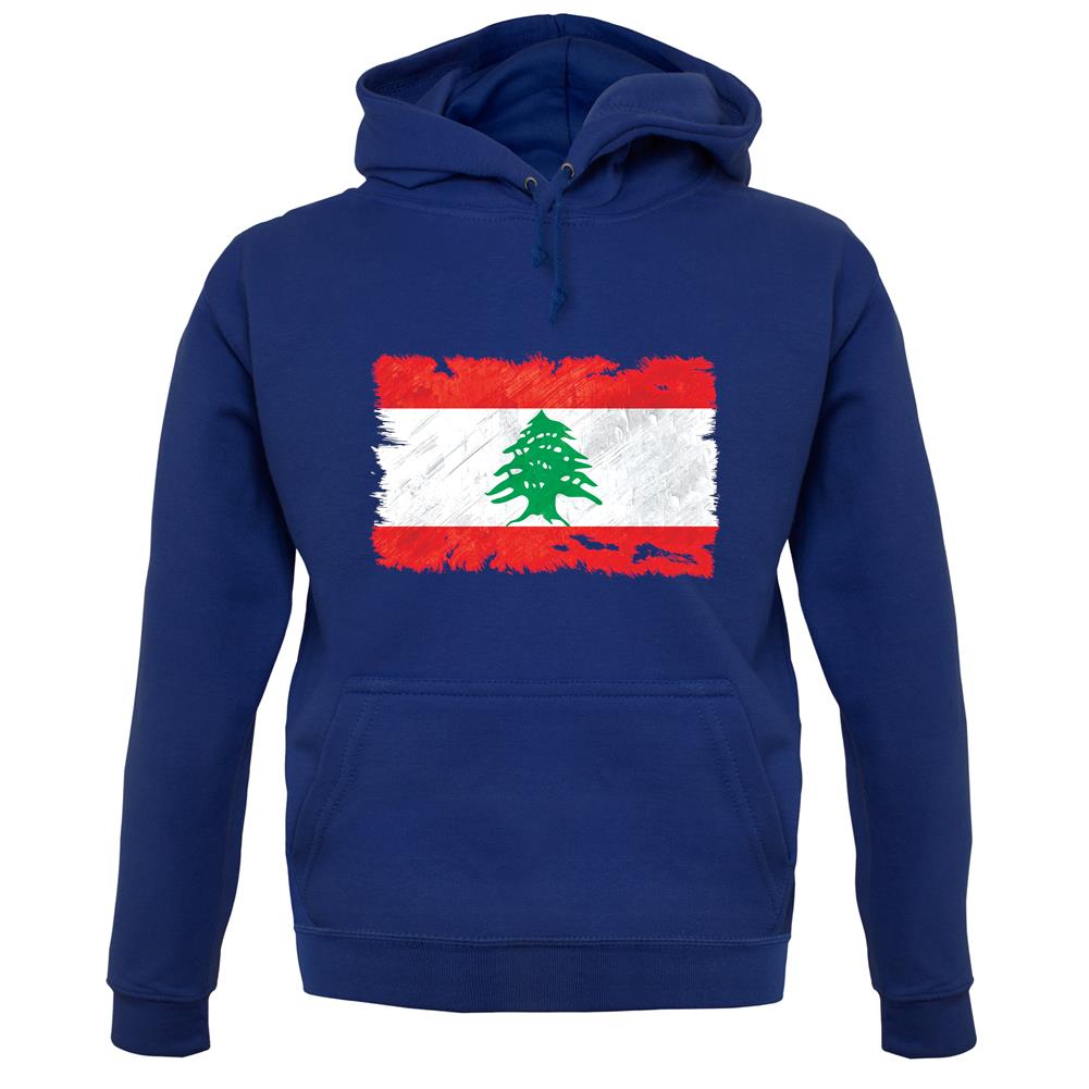 Lebanon Grunge Style Flag unisex hoodie Lebanon Grunge Style Flag unisex hoodie