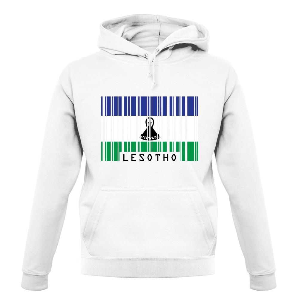 Lesotho Barcode Style Flag unisex hoodie Lesotho Barcode Style Flag unisex hoodie