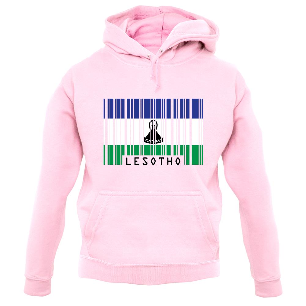 Lesotho Barcode Style Flag unisex hoodie Lesotho Barcode Style Flag unisex hoodie