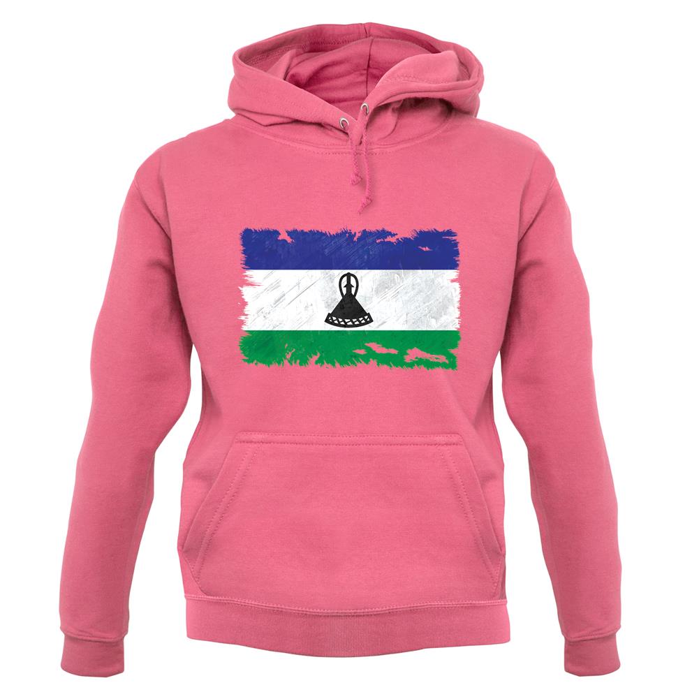Lesotho Grunge Style Flag unisex hoodie Lesotho Grunge Style Flag unisex hoodie