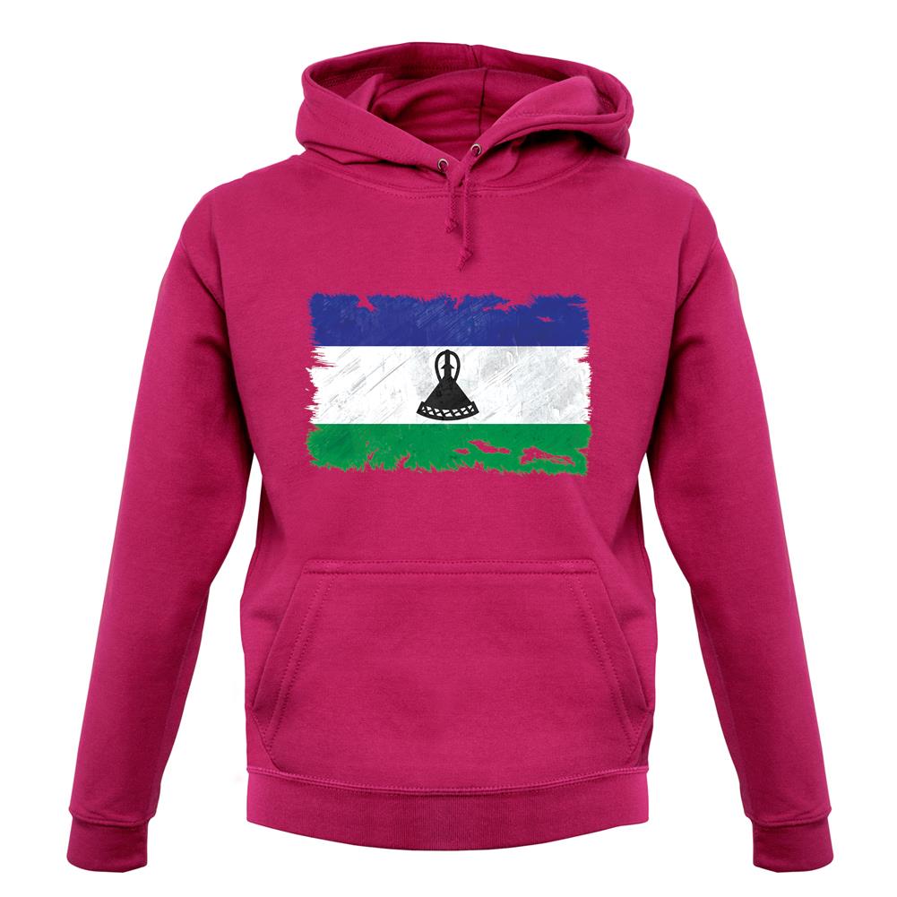 Lesotho Grunge Style Flag unisex hoodie Lesotho Grunge Style Flag unisex hoodie