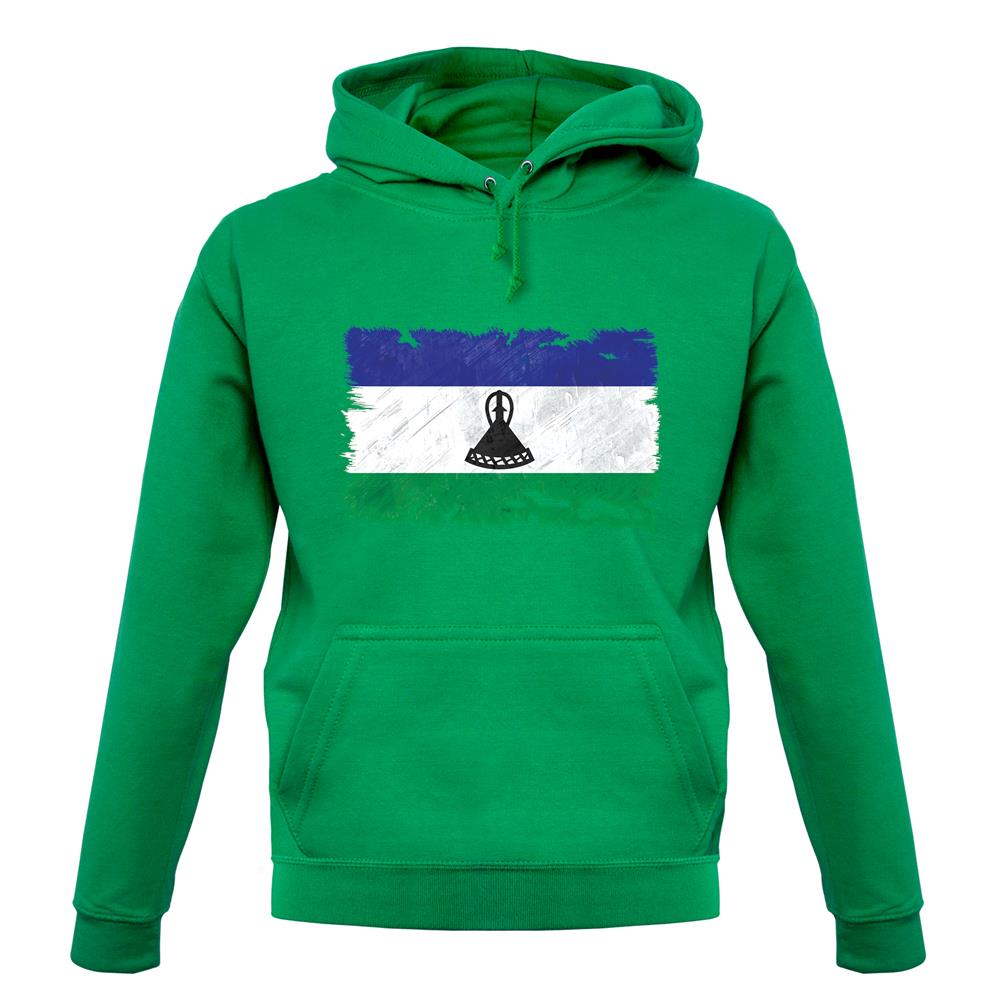 Lesotho Grunge Style Flag unisex hoodie Lesotho Grunge Style Flag unisex hoodie