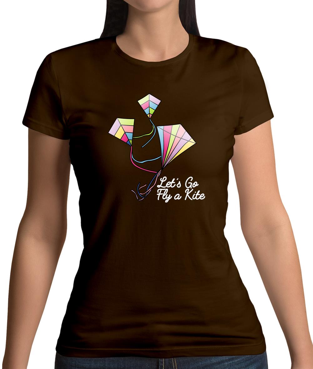 Let’s Go Fly A Kite Womens T-Shirt Let’s Go Fly A Kite Womens T-Shirt