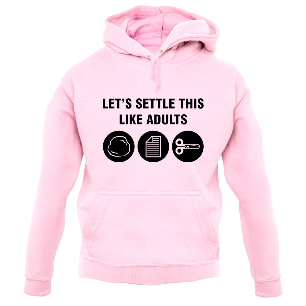 Settle This Like Adults Rock Paper Scissors unisex hoodie Settle This Like Adults Rock Paper Scissors unisex hoodie