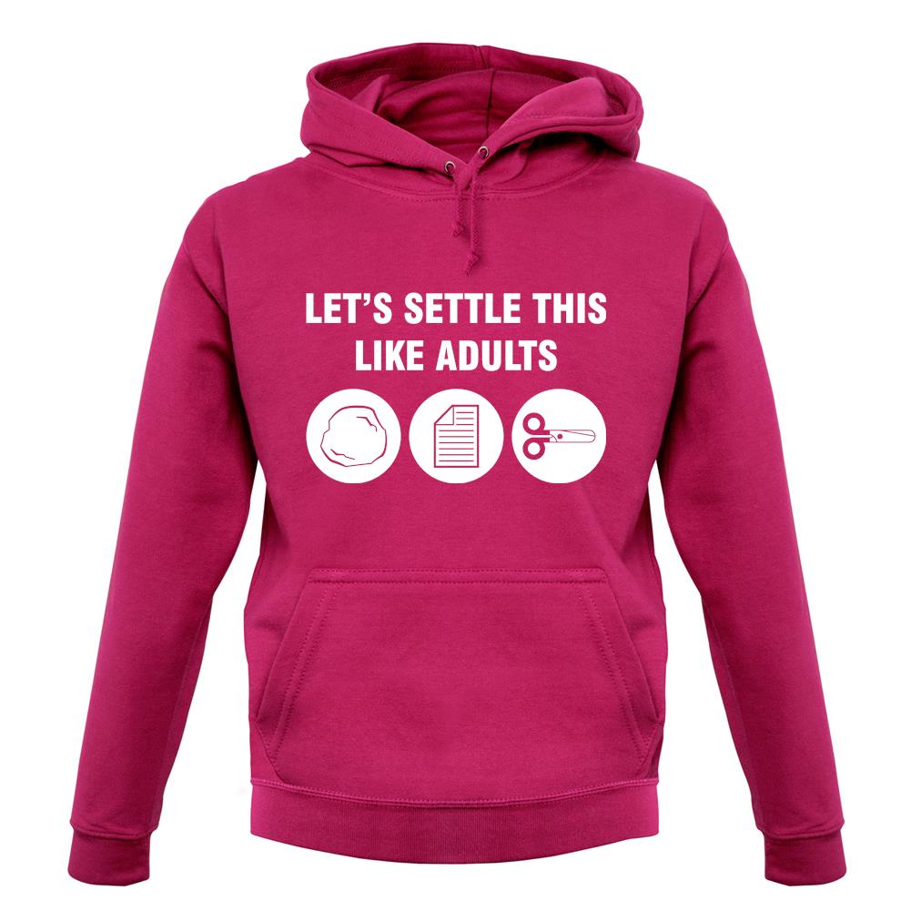 Settle This Like Adults Rock Paper Scissors unisex hoodie Settle This Like Adults Rock Paper Scissors unisex hoodie