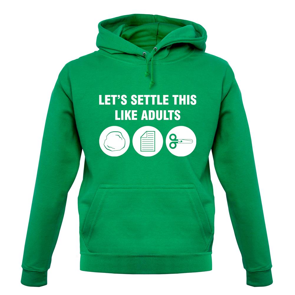 Settle This Like Adults Rock Paper Scissors unisex hoodie Settle This Like Adults Rock Paper Scissors unisex hoodie