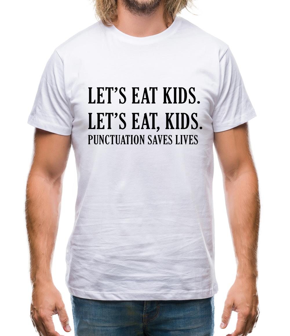 Let's Eat Kids Mens T-Shirt Let's Eat Kids Mens T-Shirt