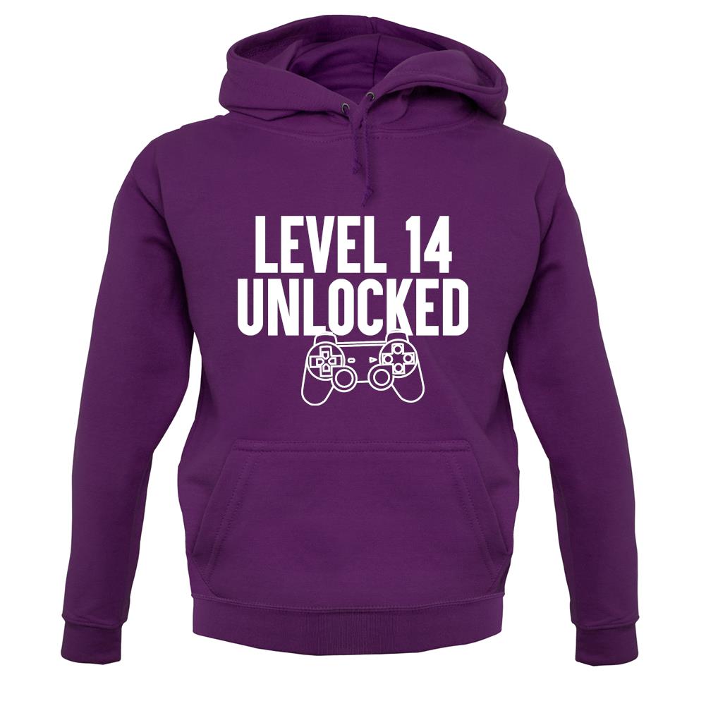 Level 14 Unlocked Unisex Hoodie Level 14 Unlocked Unisex Hoodie
