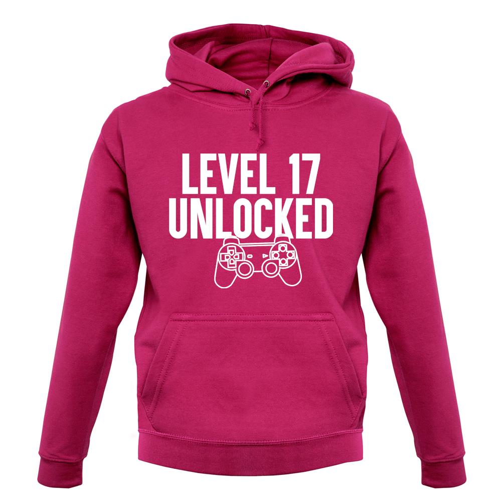 Level 17 Unlocked Unisex Hoodie Level 17 Unlocked Unisex Hoodie