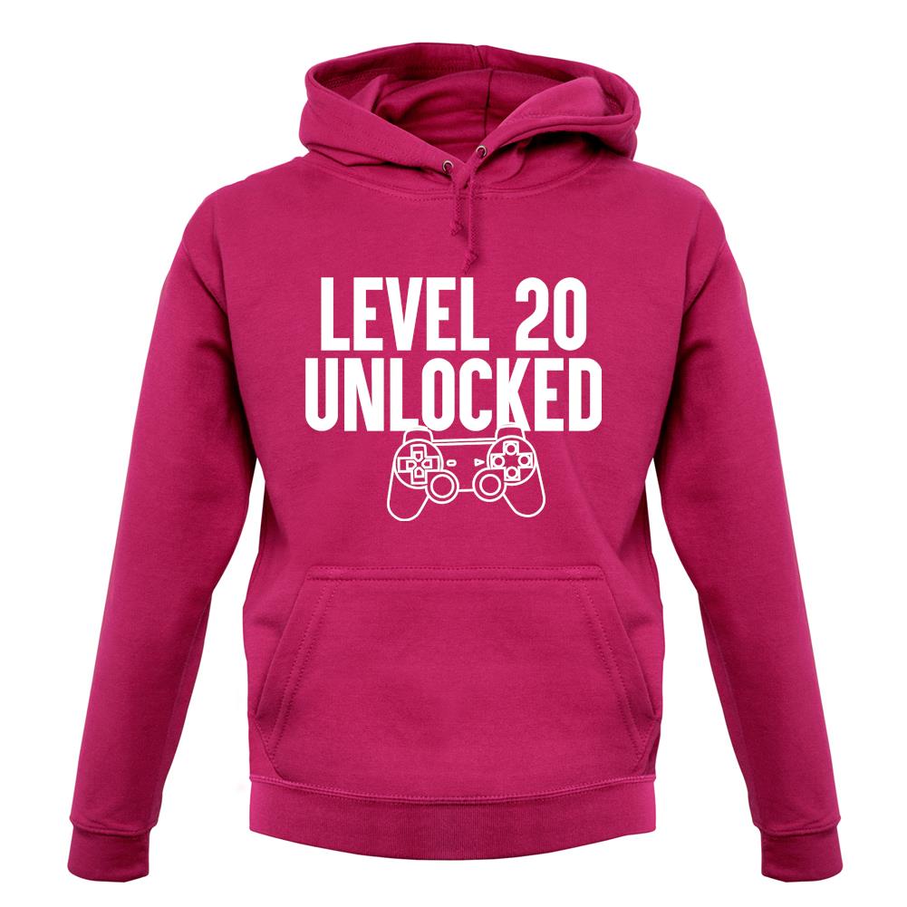 Level 20 Unlocked Unisex Hoodie Level 20 Unlocked Unisex Hoodie