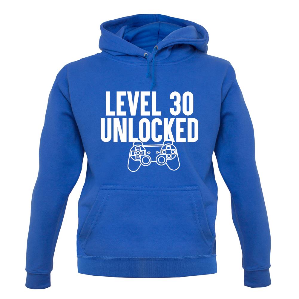 Level 30 Unlocked Unisex Hoodie Level 30 Unlocked Unisex Hoodie