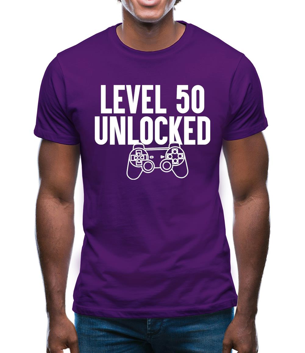 Level 50 Unlocked Mens T-Shirt Level 50 Unlocked Mens T-Shirt