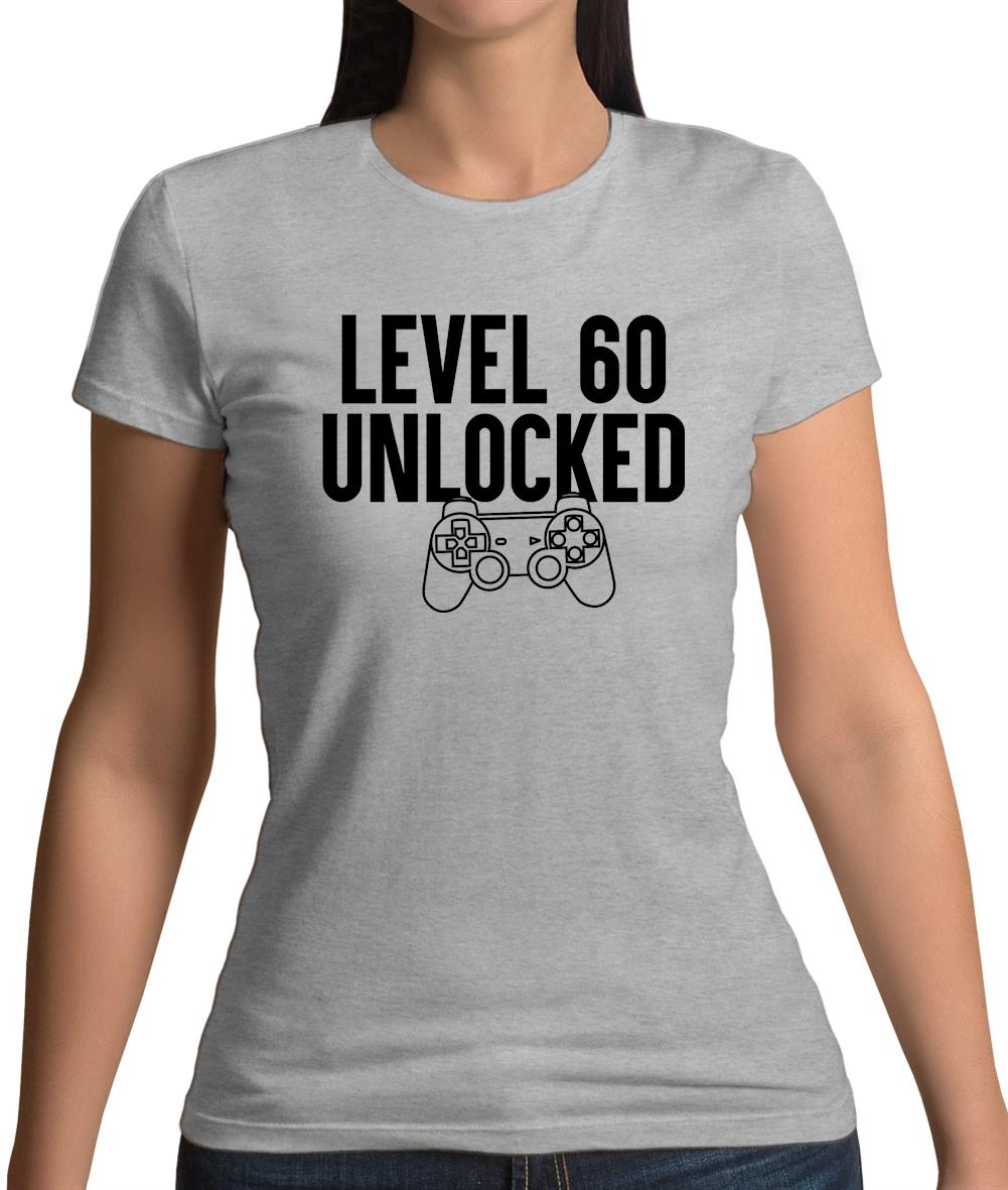 Level 60 Unlocked Womens T-Shirt Level 60 Unlocked Womens T-Shirt