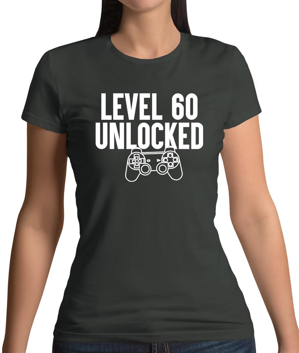 Level 60 Unlocked Womens T-Shirt Level 60 Unlocked Womens T-Shirt