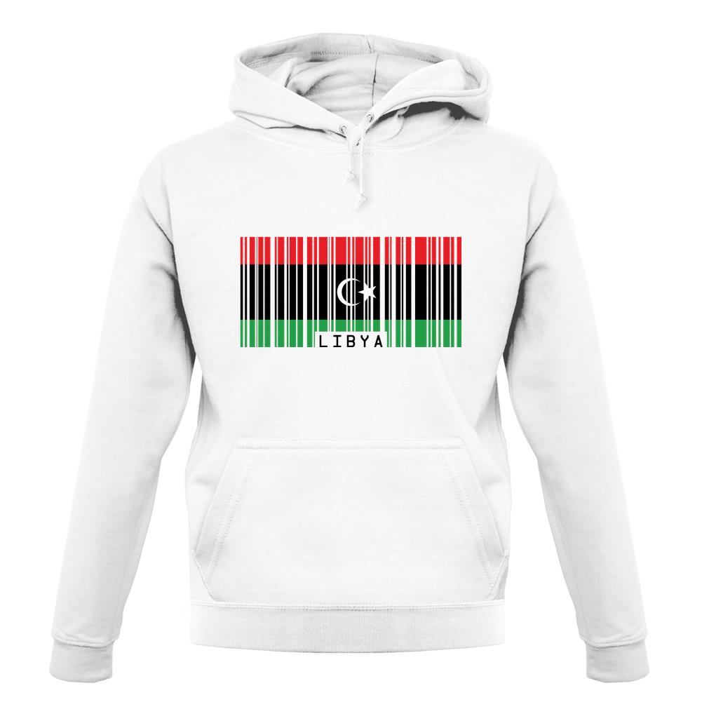 Libya Barcode Style Flag unisex hoodie Libya Barcode Style Flag unisex hoodie