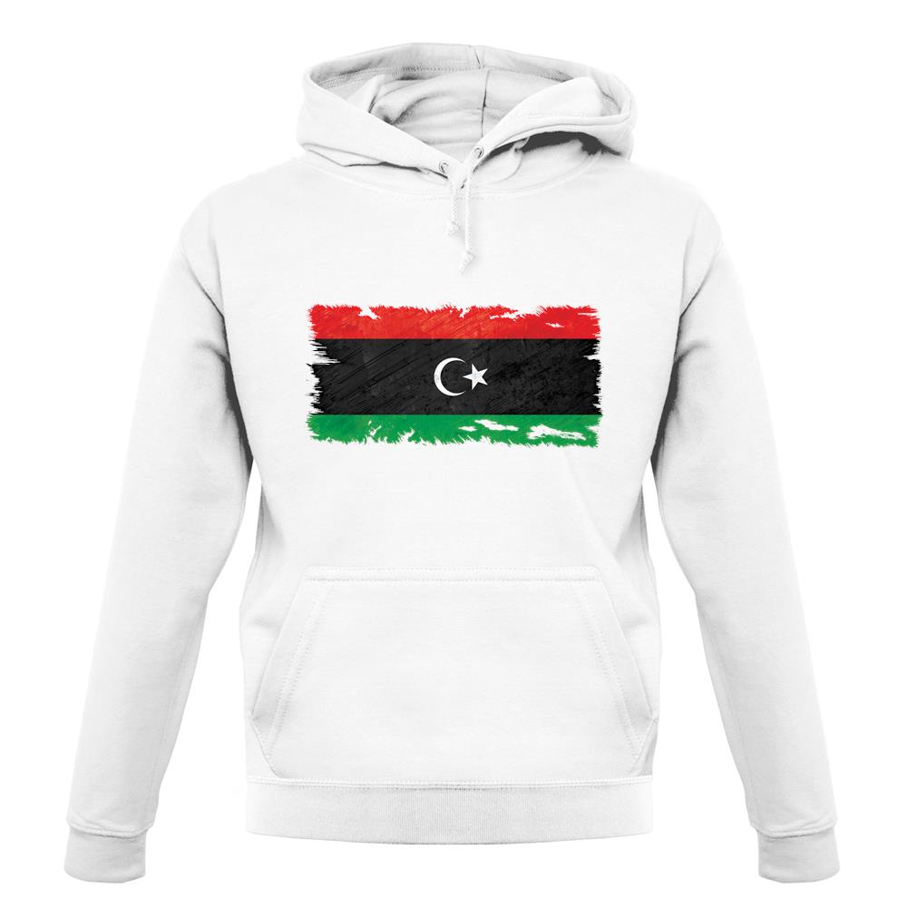 Libya Grunge Style Flag unisex hoodie Libya Grunge Style Flag unisex hoodie