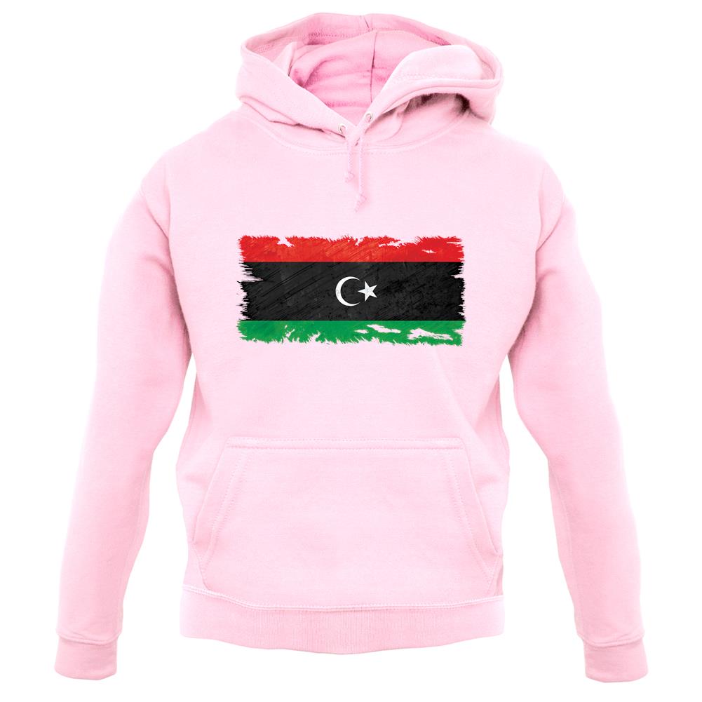 Libya Grunge Style Flag unisex hoodie Libya Grunge Style Flag unisex hoodie
