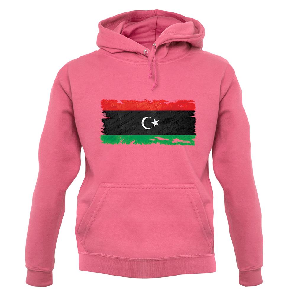 Libya Grunge Style Flag unisex hoodie Libya Grunge Style Flag unisex hoodie
